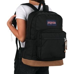 JanSport Right Pack Backpack In Black- Size Large